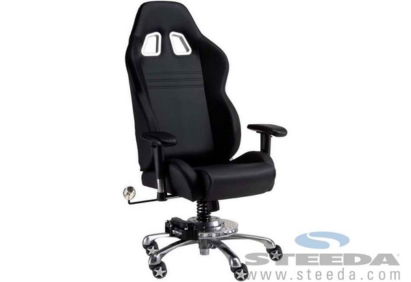 PitStop Black Grand Prix Chair